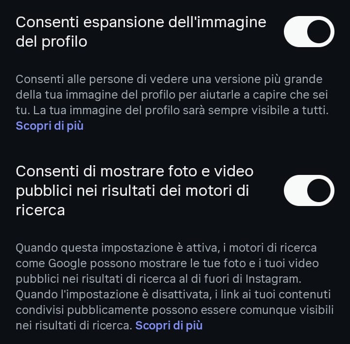 foto instagram su google come fare